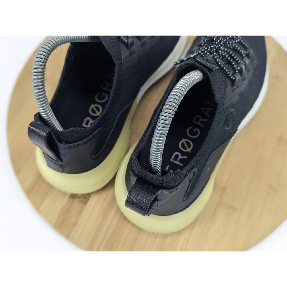 Cole Haan ZeroGrand All-Day Trainer Black Knit Sneakers W18170 Womens 7.5 B